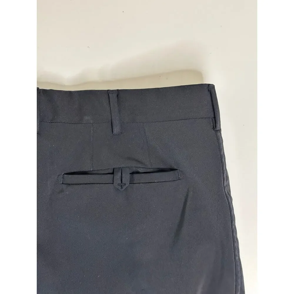 Prada Techno Stretch Pants Mens IT 52 US 36 Black Technical Trousers Italy